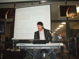 Andy Keys, Musicworks National Keyboard Demonstrator, highlighting the great new sounds and features of the Yamaha Tyros4