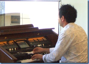 Kane Steves demonstrating the magnificent Roland Atelier AT800