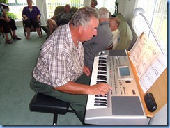 Ken Mahy enjoying the Korg Pa80. Ken has one of these babies at home Ken Mahy enjoying the Korg Pa80. Ken has one of these babies at home