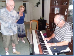 George Watt playing the Korg SP250