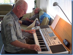 Peter Brophy playing the Korg Pa80