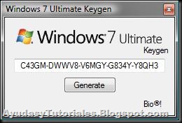 KeyGen - W7Ultimate - AyudasyTutoriales