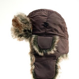 Heavy duty nylon water proof trooper hats 6007 brown