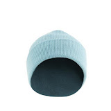 Heavy duty acrylic knit hats Made In USA KS-80 sky blue kids size