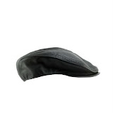 Genuine leather ivy caps LV01 black