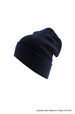 Heavy duty acrylic knit hats Made in USA S-80 navy