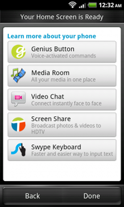 myTouch 4G Screen myTouch 4G Screen