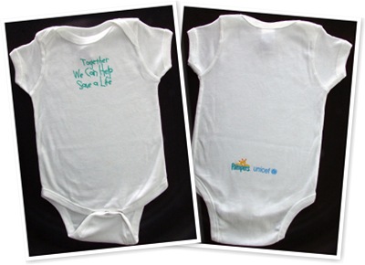 View Pampers Unicef Onesie
