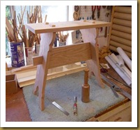 trestle stool2-in process