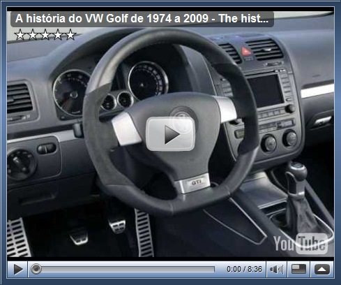 A história do Volkswagen Golf, de 1974 a 2009