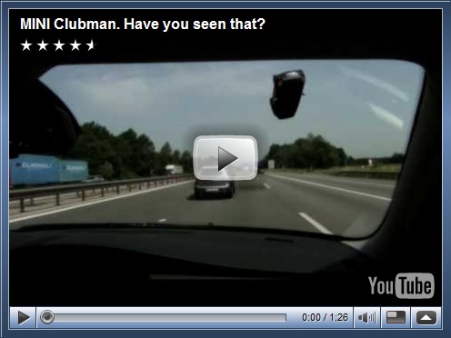 Video de divulgação do Mini Clubman no Reino Unido