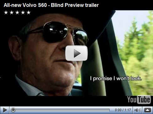 Cego desenha Volvo S60 em video-teaser