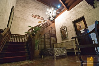 The Grand Staircase Leading to Barbara's at Plaza San Luis in Intramuros, Manila