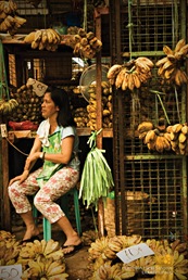 Banana Vendor at Pasig's Public Market