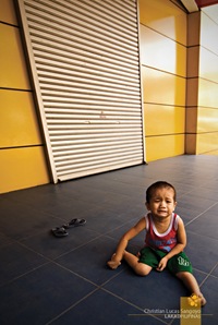 A Crying Kid at the Pasig City Hall