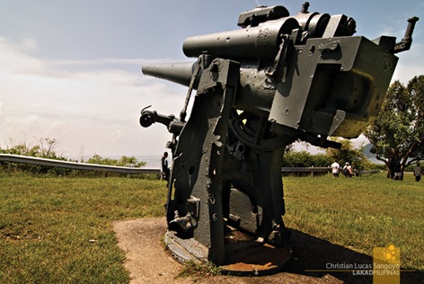 One of the Many Guns Lining up the Hill in Corregidor