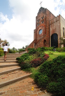 Steps Leading to the Transfiguration Chapel in Caleruega