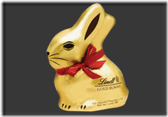 Lindt gold bunny