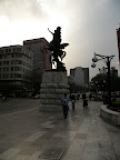 Paseando por el Centro Histórico del D.F. en el primer mes de novios de Cé y yo.