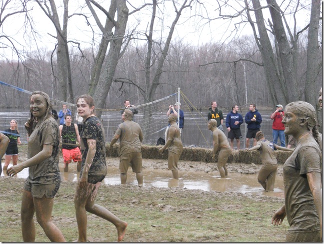 mud volleyball