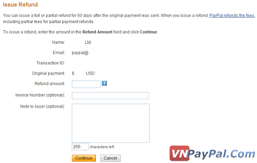 Cách Refund Tiền Trong Tài Khoản PayPal Cách Refund Tiền Trong Tài Khoản PayPal