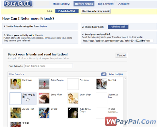 Easy Cash - Kiém Tiền Trên Facebook Tặng Ngay 1 USD Khi Đăng Kí [Tương Tự Làm Offer]