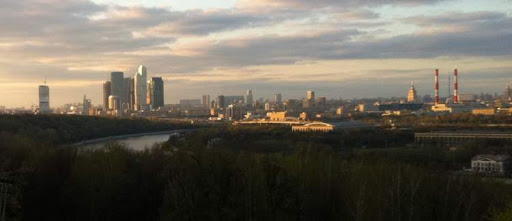 Вид с Воробьёвых год, фото Xperia arc