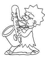 simpson para colorear (11)