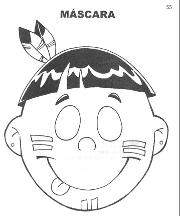 dibujos indigenas para colorear