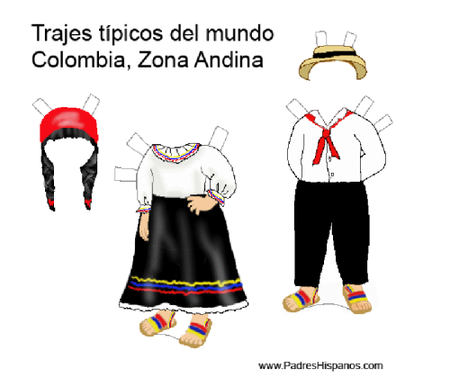 Trajes tipicos para colorear - Imagui Trajes tipicos para colorear - Imagui