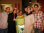 Leandro, Daiane, Marienete, Aninha e Ricardinho