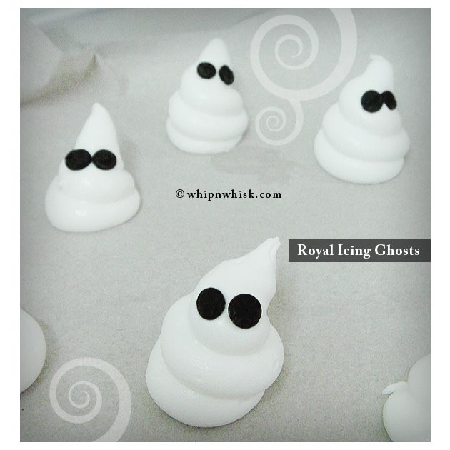 Royal Icing Ghosts Royal Icing Ghosts