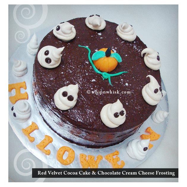 Halloween Red Velvet Cocoa Cake
