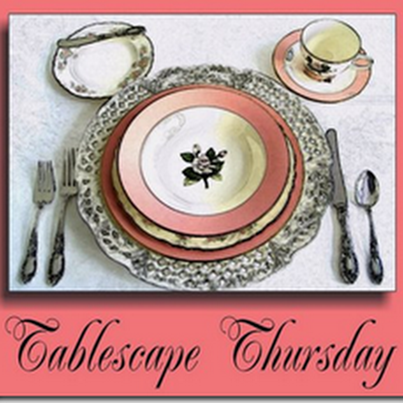 TABLESCAPE THURSDAY – A LUNCHEON ON THE PORCH