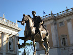 Monumento equestre a Marco Aurelio, piazza del Campidoglio