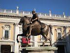 Monumento equestre a Marco Aurelio, piazza del Campidoglio