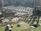 Fori Romani da piazza del Campidoglio