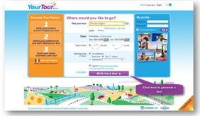 Youtour main page