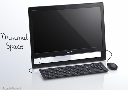 Sony VAIO J Series, Minimal space Sony VAIO J series released Desktop PC, takes minimal space