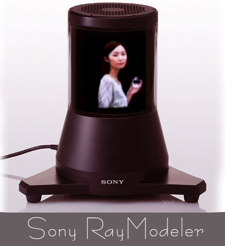 Sony RayModeler Autostereoscopic Display Prototype 3D without Glasses 360 panorama games avatar videos