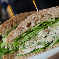 Pesto Chicken Salad Sandwiches