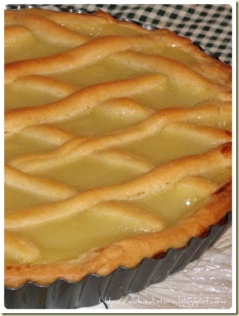 Crostata morbida al limone