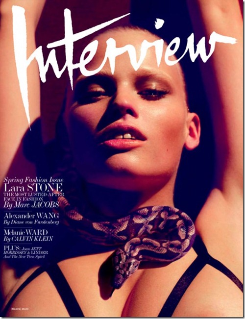 Interview Magazine’s March lARA STONE 1