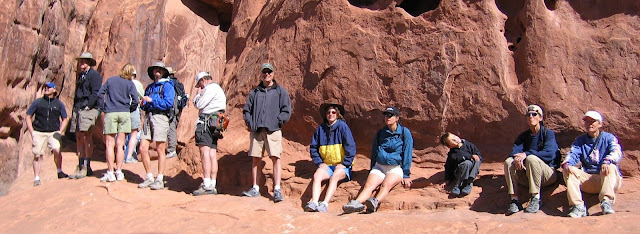 The whole gang at Arches NP