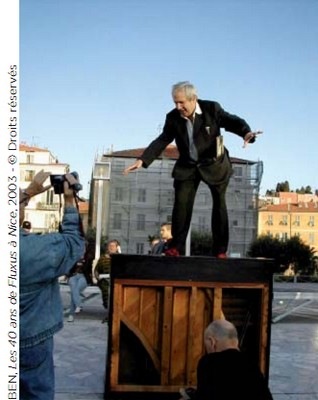 BEN, Les 40 ans de Fluxus à Nice, 2003 BEN, Les 40 ans de Fluxus à Nice, 2003