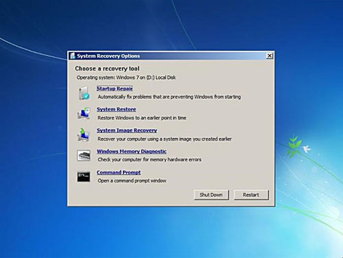 Reparar Windows 7 Reparar Windows 7 con System Recovery Discs