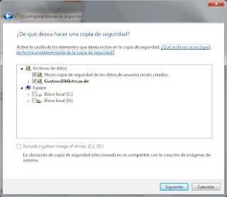 Copia de seguridad Windows 7 Copia de seguridad Windows 7