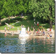 Hot water spring