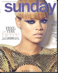 Rihanna Sunday Magazine Cover Australia