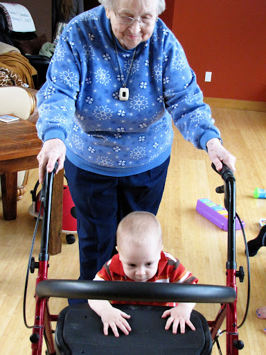 Grandma With Walker